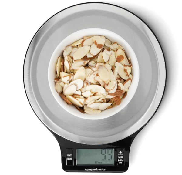 Amazon Basics Digital Kitchen Scale with LCD Display,