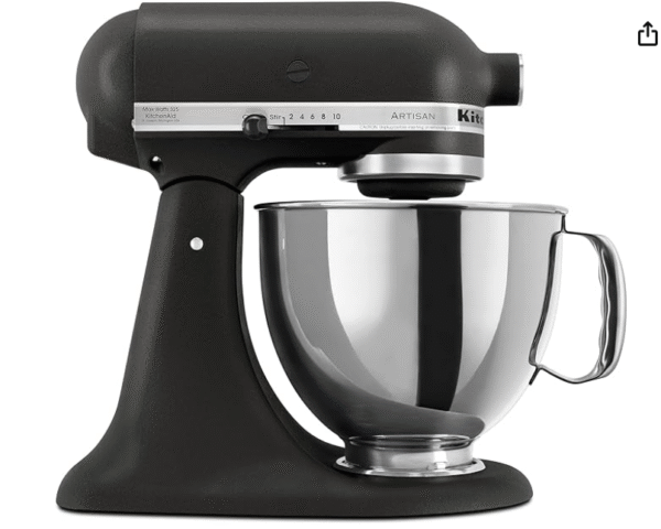 KitchenAid Artisan Series 5 Quart Tilt Head Stand Mixer with Pouring Shield KSM150PS, Cast Iron
