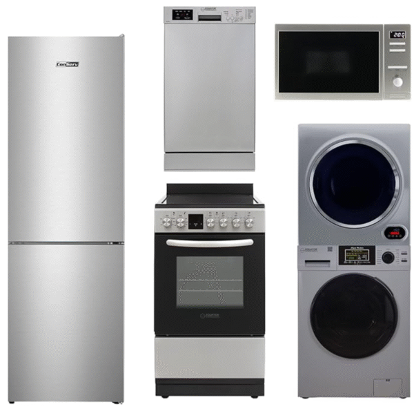Equator TINY HOME COMPACT APPLIANCE PACK- Washer+Dryer+Dishwasher+Cooking Range+Refrigerator+Microwave