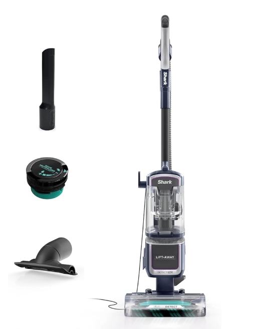 Shark Detect Pro vacuum cleaning hardwood floors