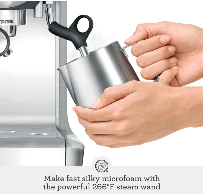 Breville Barista Express Espresso Machine BES870BSXL, Black Sesame - Image 5